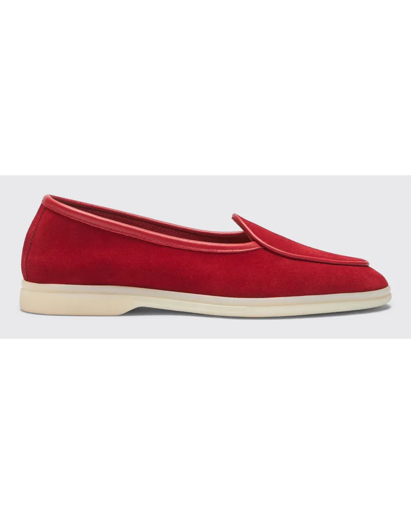 Scarosso Livia Rot Veloursleder