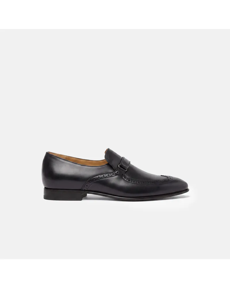 Scarosso Maude Black - Frau Loafers Schwarz - Kalbsleder Schwarz