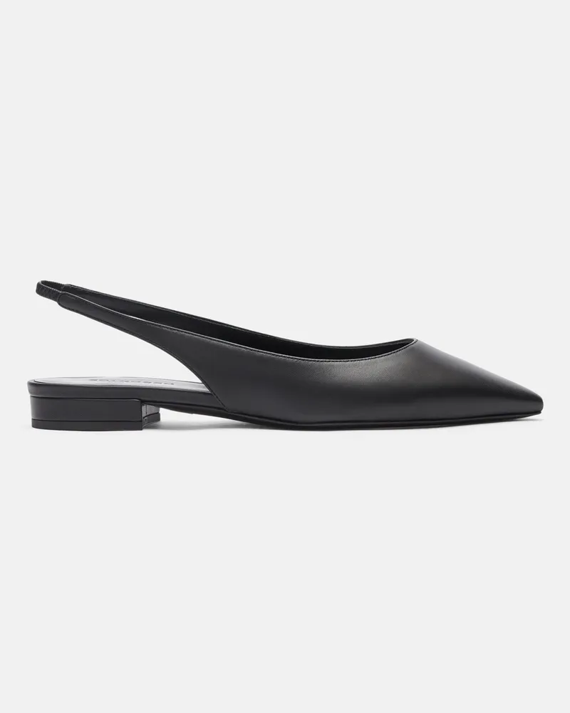 Scarosso Viviana Nera - Frau Ballerinas Schwarz - Kalbsleder Schwarz