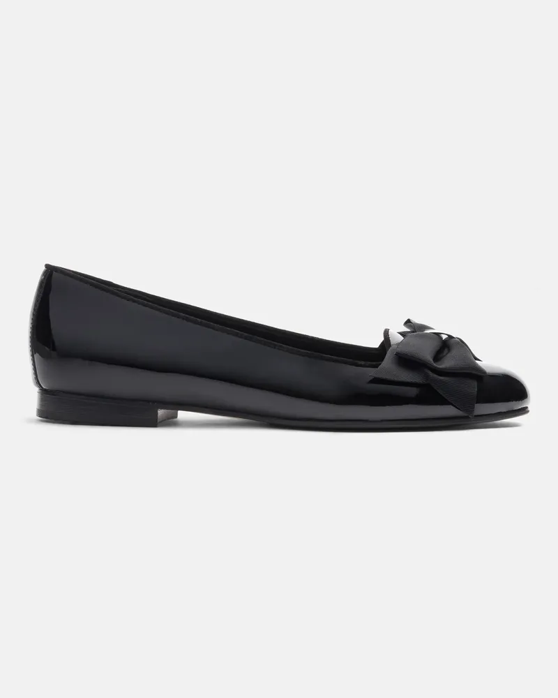 Scarosso Cloe Schwarz - Frau Ballerinas Schwarz - Lackleder Schwarz
