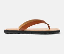 Ascanio Cognac - Mann Sandalen Natur – Kalbsleder