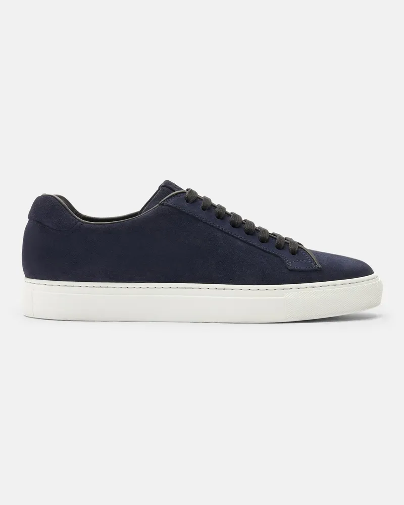 Scarosso Ugo Dunkelblau Veloursleder - Mann Sneakers Blue - Suede Blue