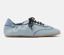 Riley Blau - Frau Sneakers Blau - Kalbsleder