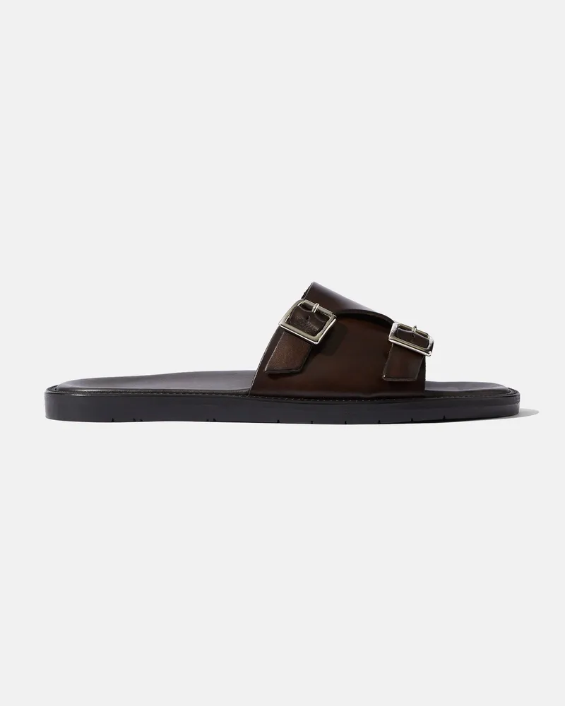 Scarosso Costantino Moro - Mann Sandalen Braun - Kalbsleder Braun