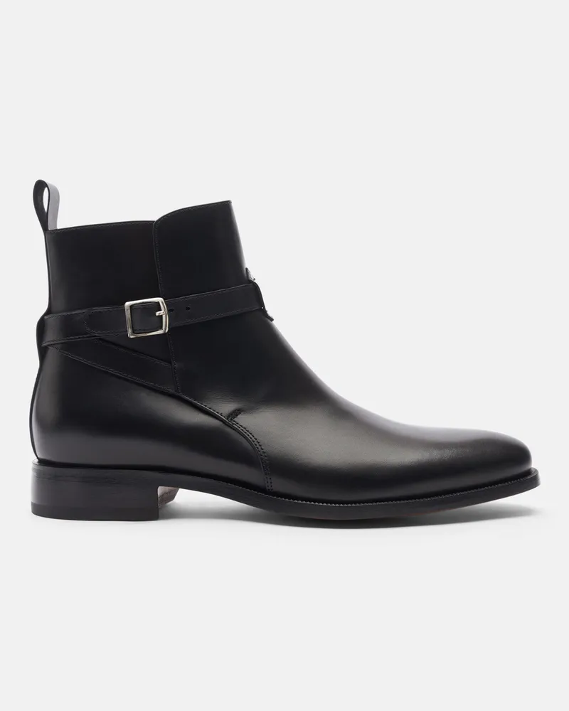 Scarosso Libero Nero - Mann Jodhpur Stiefel Schwarz - Kalbsleder Schwarz