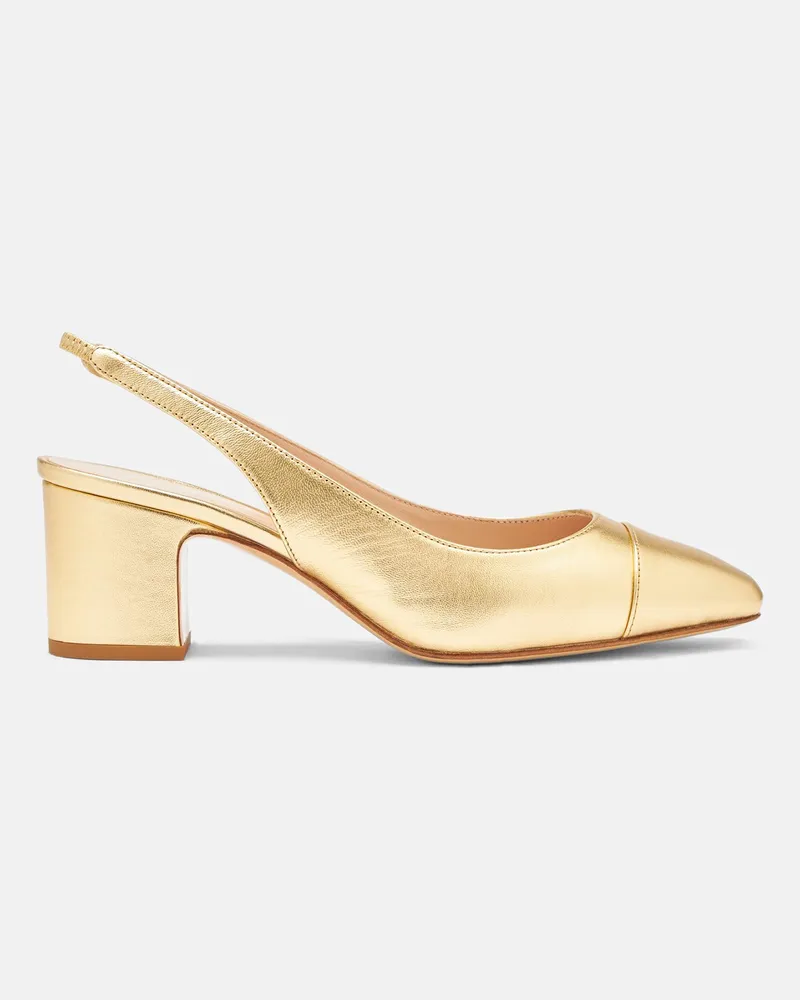 Scarosso Miranda Gold  - Frau High Heels Gold - Kalbsleder Gold