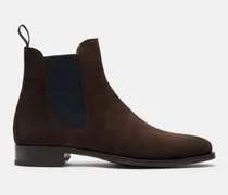Giancarlo Moro Scamosciato - Mann Chelsea Boots Braun - Veloursleder