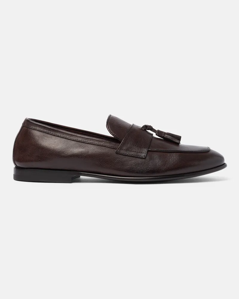Scarosso Nathan Braun - Mann Loafers Braun - Kalbsleder Braun