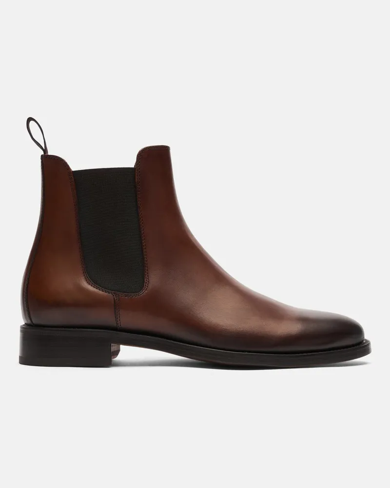 Scarosso Enzo Castagno - Mann Chelsea Boots Braun - Kalbsleder Braun