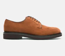 Harry Snuff Veloursleder - Mann Derbies Brown - Suede