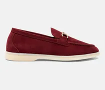 Lilia Bordeaux Veloursleder - Frau Loafers & Mules Bordeaux - Veloursleder