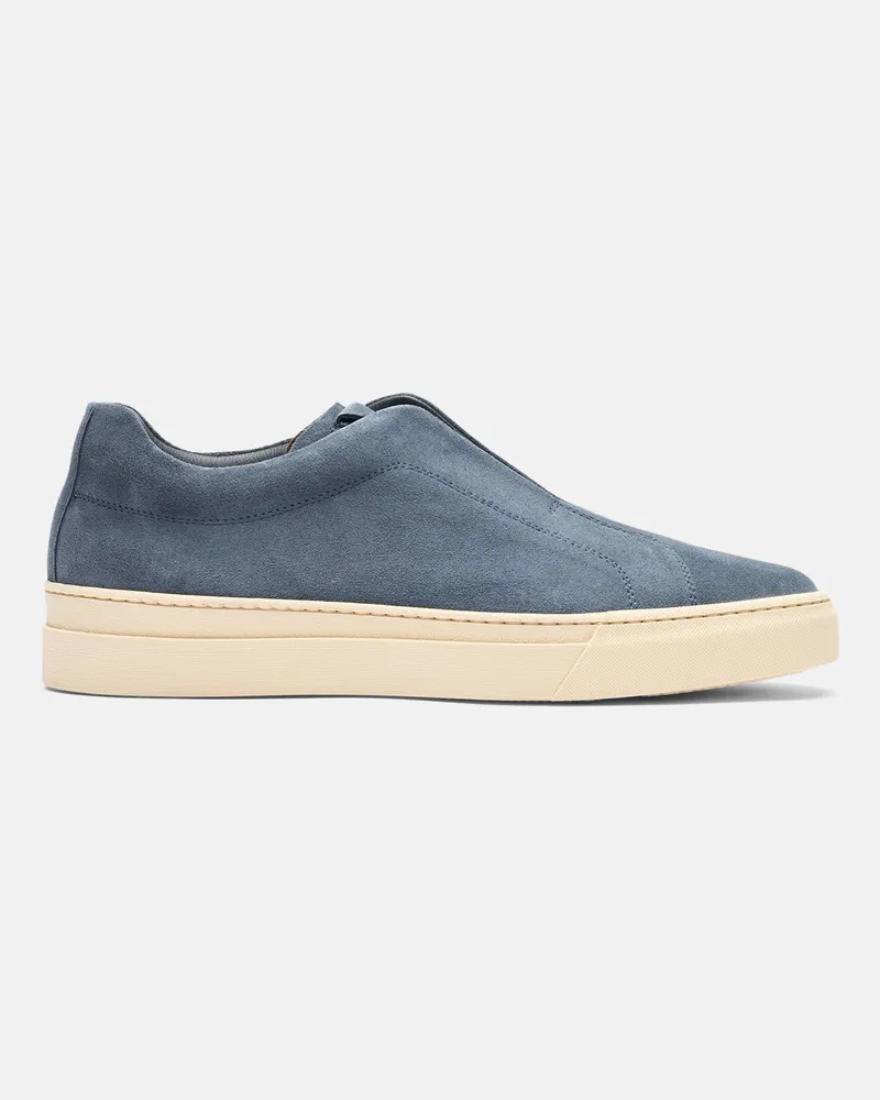 Scarosso Luca Stahlgrau Veloursleder - Mann Sneakers Stahlgrau - Veloursleder Stahlgrau
