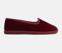 Valentina Bordeaux Velluto - Frau Friulane Slippers Bordeaux - Samt