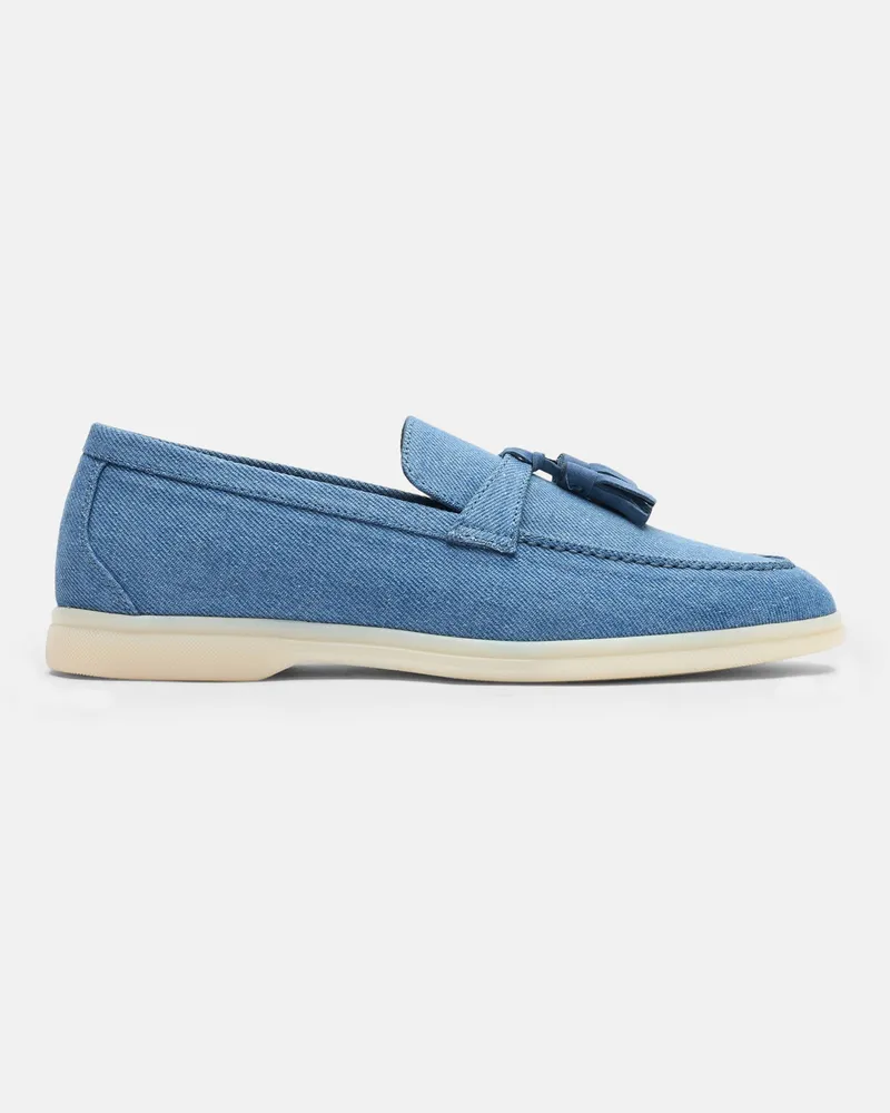 Scarosso Leandra Azzurra Denim - Frau Loafers & Mules Hellblau - Denim Hellblau