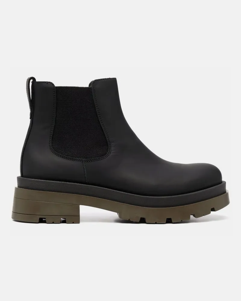 Scarosso Janet Green Edit - Frau Chelsea Boots Grün - Kalbsleder Grün