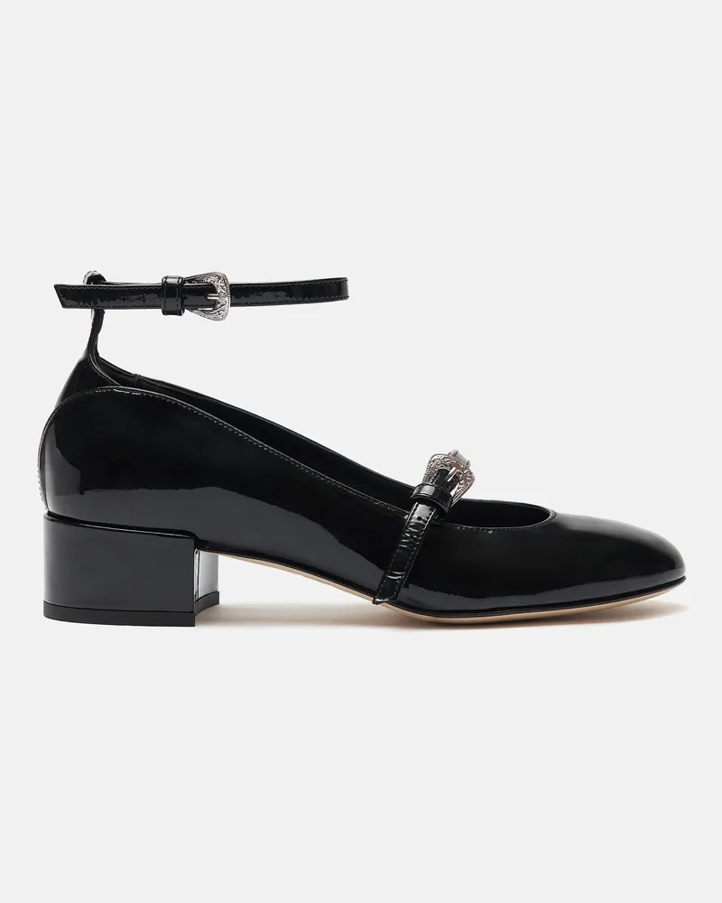 Scarosso June Schwarz Lackleder - Frau High Heels Schwarz - Lackleder Schwarz