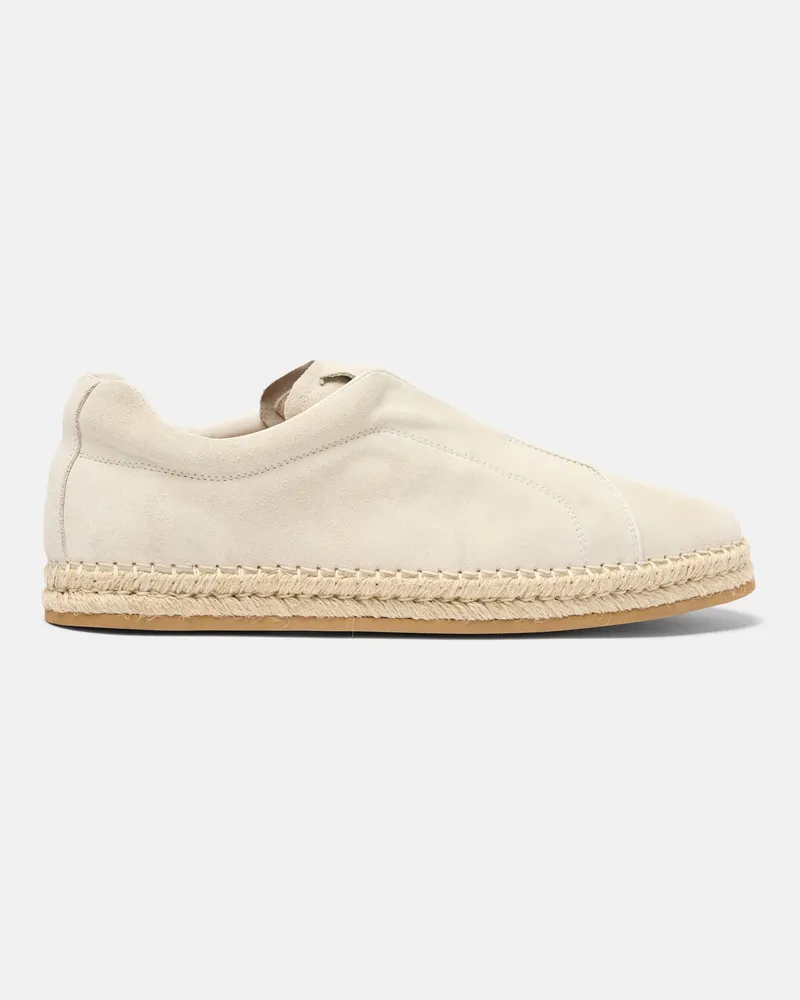 Scarosso Thiago Wildleder Elfenbein - Mann Espadrilles Elfenbein – Veloursleder Elfenbein
