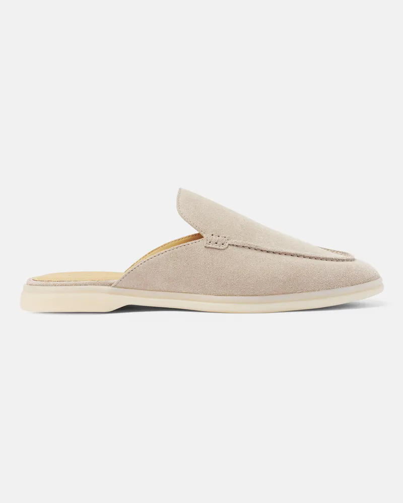 Scarosso Lucrezio Sand Veloursleder - Mann Mules Sand - Veloursleder Sand