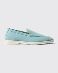 Scarosso Ludovica Blue Storm Veloursleder Blue