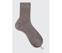 Grey Cotton Ankle Socks