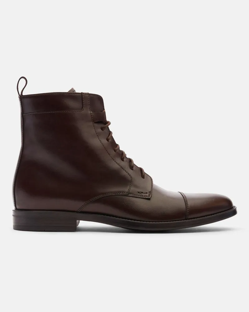 Scarosso Dante Moro - Mann Boots Dunkelbraun - Kalbsleder Dunkelbraun