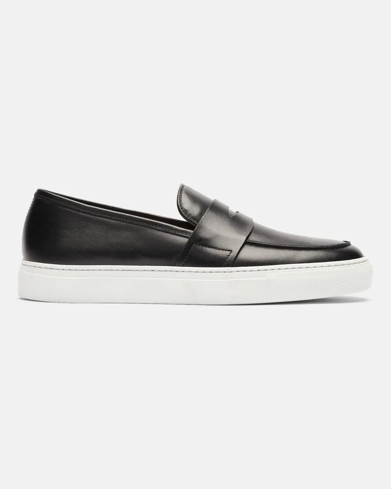 Scarosso Alberto Nero - Mann Sneakers Schwarz - Kalbsleder Schwarz