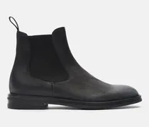 Hunter Black - Mann Chelsea Boots Schwarz -veloursleder