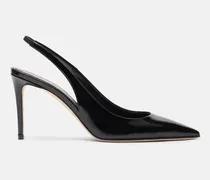 Sutton Black Patent - Frau High Heels Schwarz - Lackleder