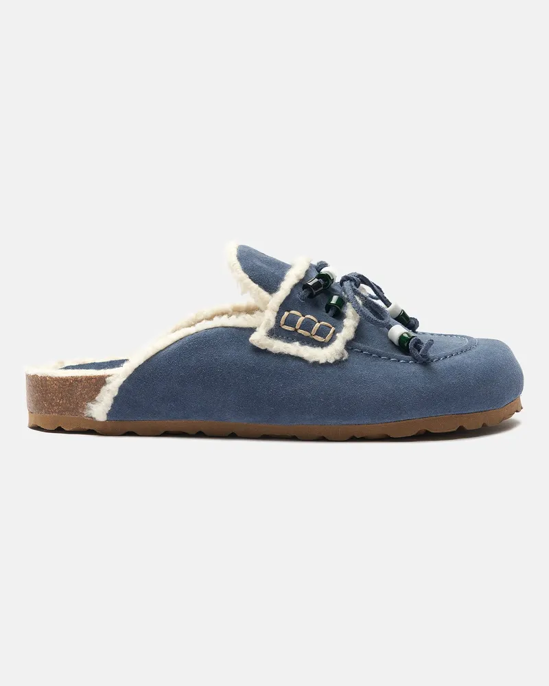 Scarosso Gita Abendblau - Frau Loafers & Mules Abendblau - Veloursleder Abendblau