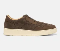 Alvise Brown Woven - Mann Sneakers Braun - Veloursleder