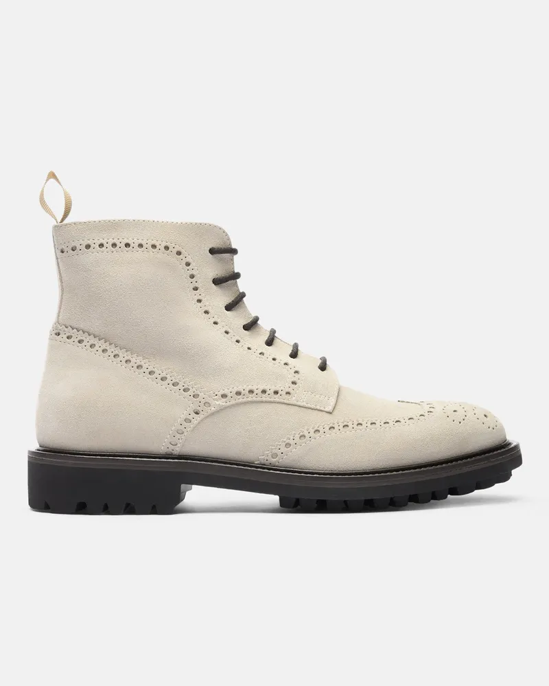 Scarosso Thomas Sand Veloursleder - Mann Chelsea Boots Sand - Veloursleder Sand