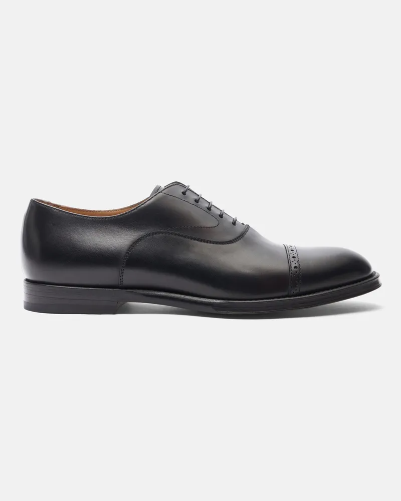 Scarosso Beaumont Schwarz - Mann Oxfords Schwarz - Kalbsleder Schwarz
