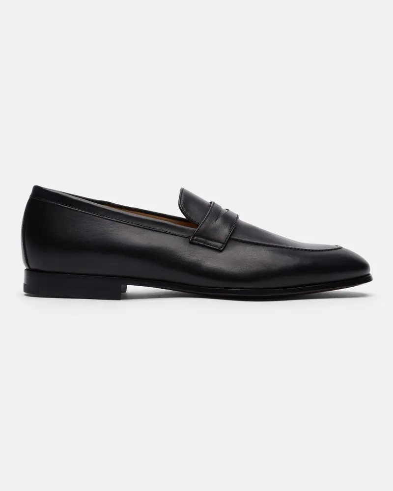 Scarosso Marzio Nero - Mann Loafers Schwarz - Kalbsleder Schwarz