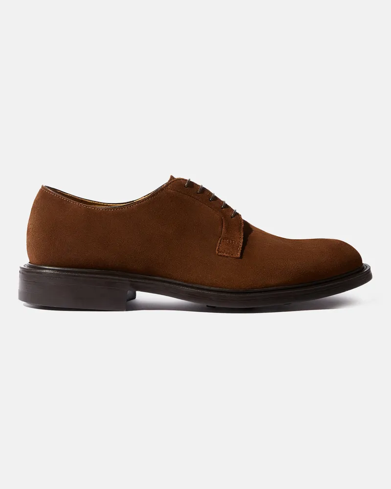 Scarosso Robert Hellbraun Veloursleder - Mann Derbies Tabac - Veloursleder Tabac