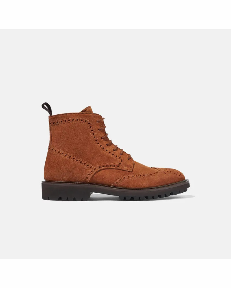 Scarosso Thomas Hellbraun Veloursleder - Mann Chelsea Boots Hellbraun - Veloursleder Hellbraun