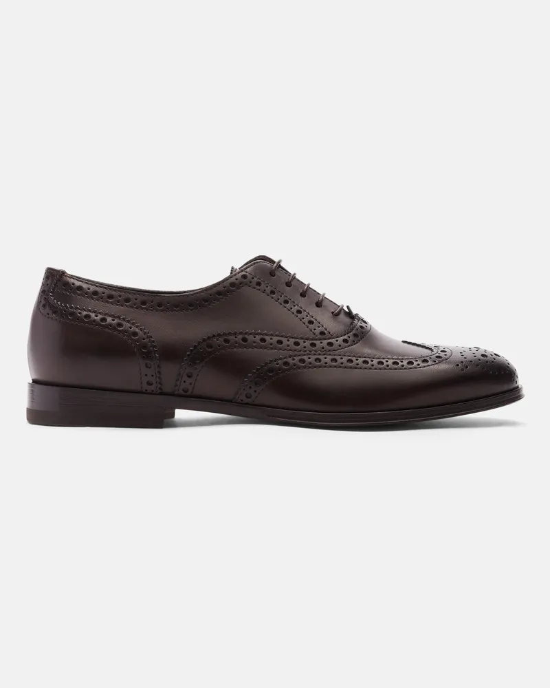 Scarosso Judy Brown - Frau Oxford Schuhe Braun - Kalbsleder Braun