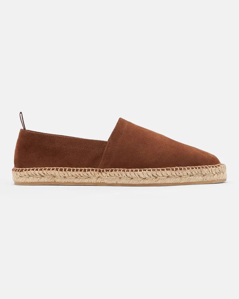 Scarosso Pablo Kastanienbraun Veloursleder - Mann Espadrilles Kastanienbraun - Veloursleder Kastanienbraun