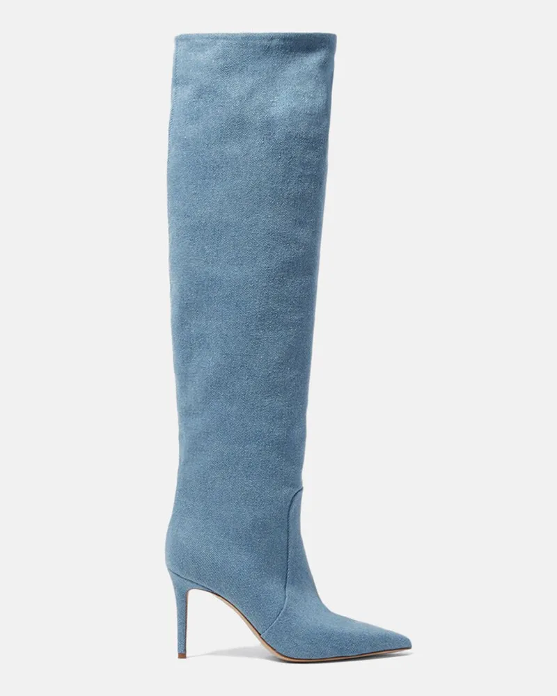 Scarosso Carra Light Blue Denim - Frau Boots Hellblau - Denim Hellblau