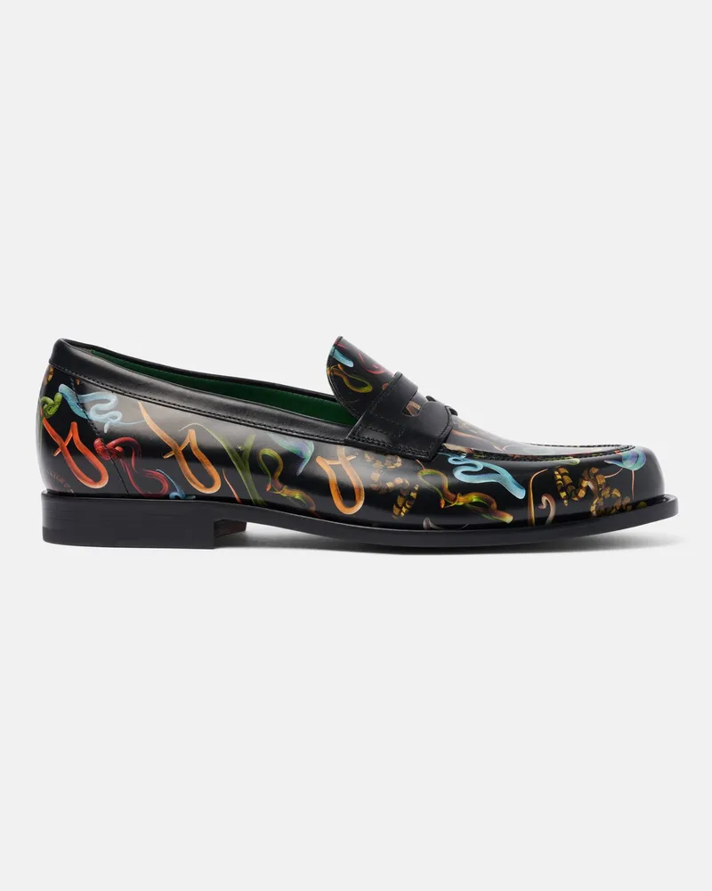 Scarosso Snakes Storm For Him - Mann Loafers Snakes Storm Schwarz - Kalbsleder Snakes
