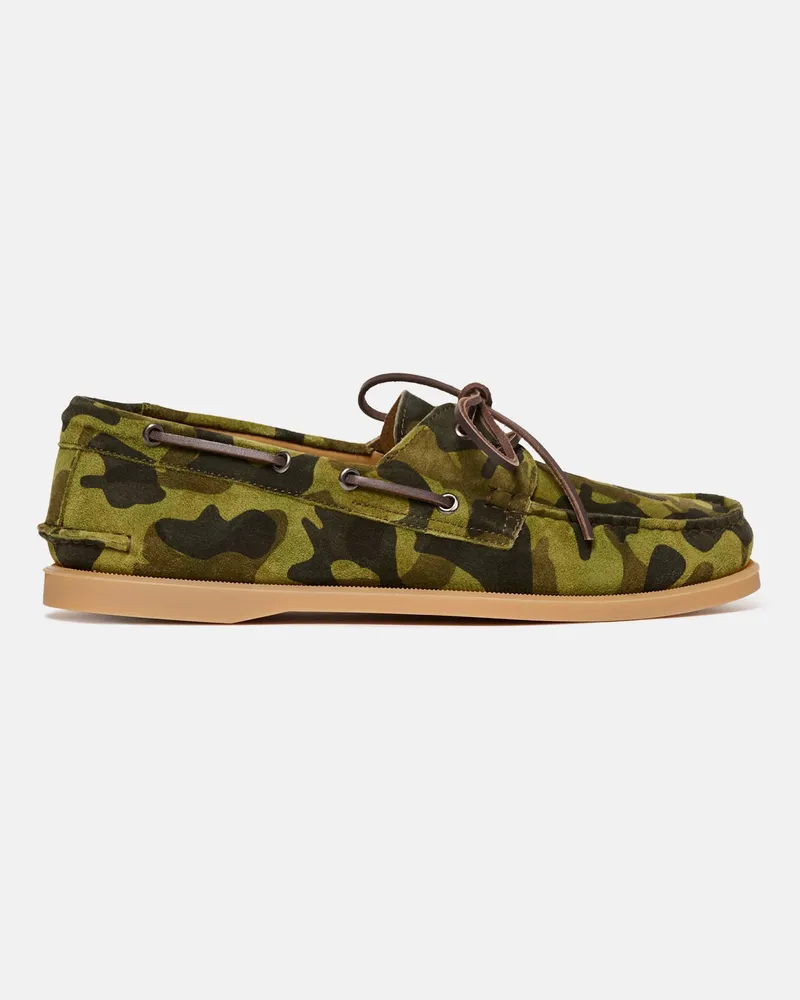 Scarosso Morgan Camo Suede - Mann Bootsschuhe Camouflage - Veloursleder Camouflage