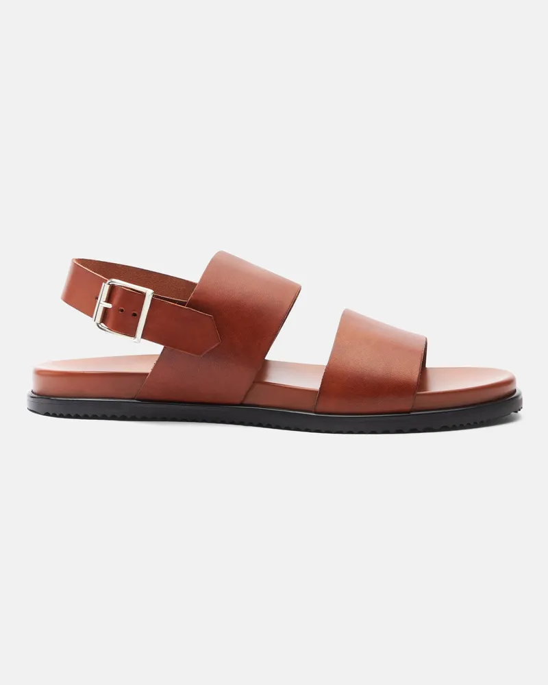 Scarosso Antonio Cognac - Mann Sandalen Cognac - Kalbsleder Cognac