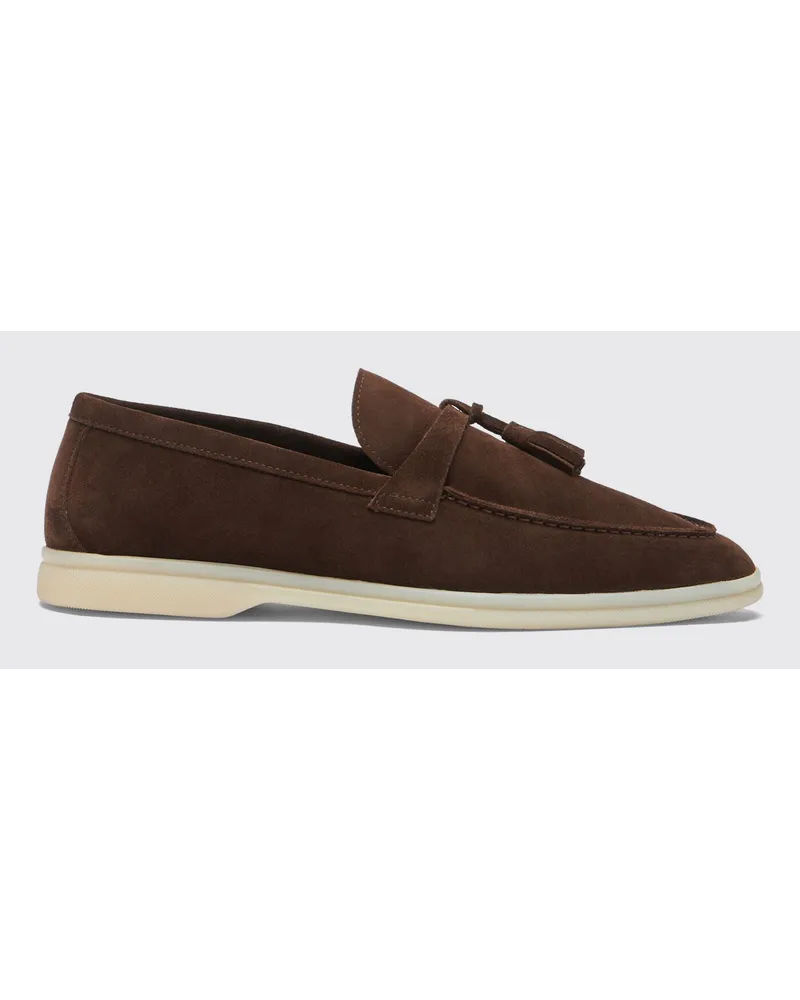 Scarosso Leandro Brown Suede X Brooks Brothers Braun