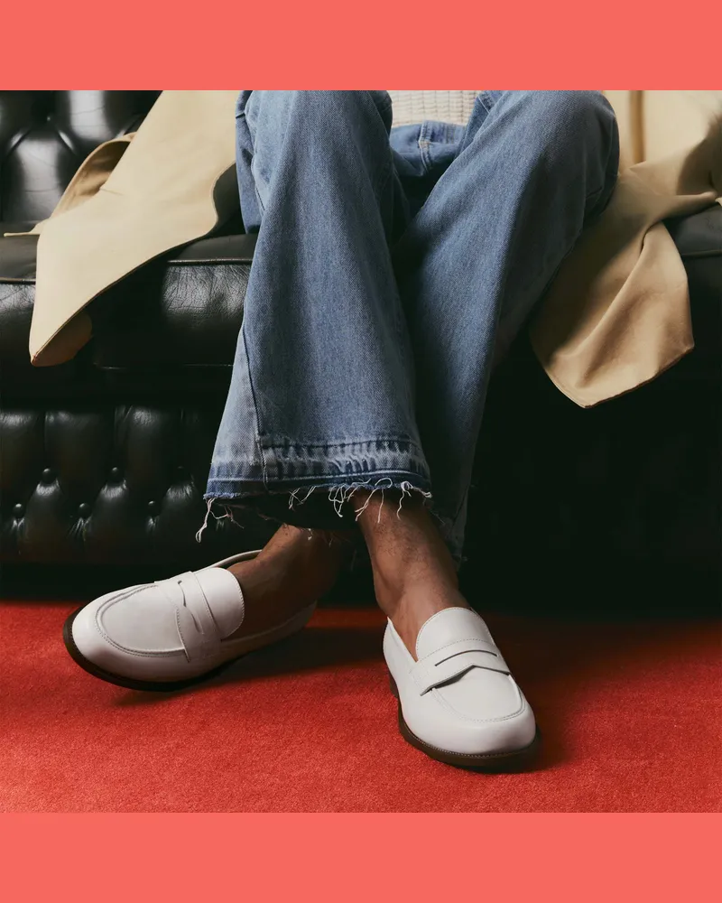 Scarosso Austin Weiß - Mann Loafers Weiß - Kalbsleder Weiß