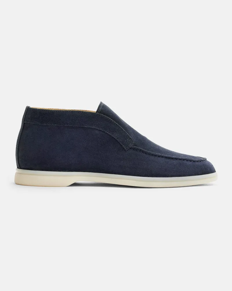 Scarosso Leonardo Blau Veloursleder - Mann Boots Blau - Veloursleder Blau