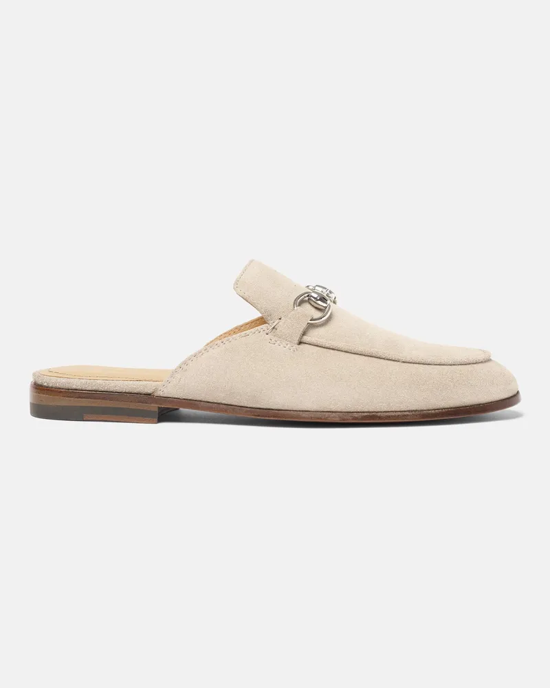 Scarosso Serena Sand Suede - Frau Mules Sand - Veloursleder Sand