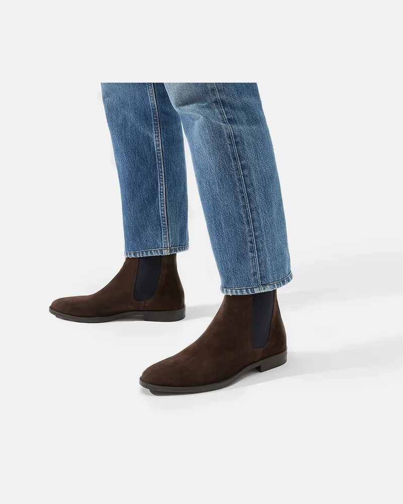 Scarosso Enzo Kastanienbraun - Mann Chelsea Boots Braun