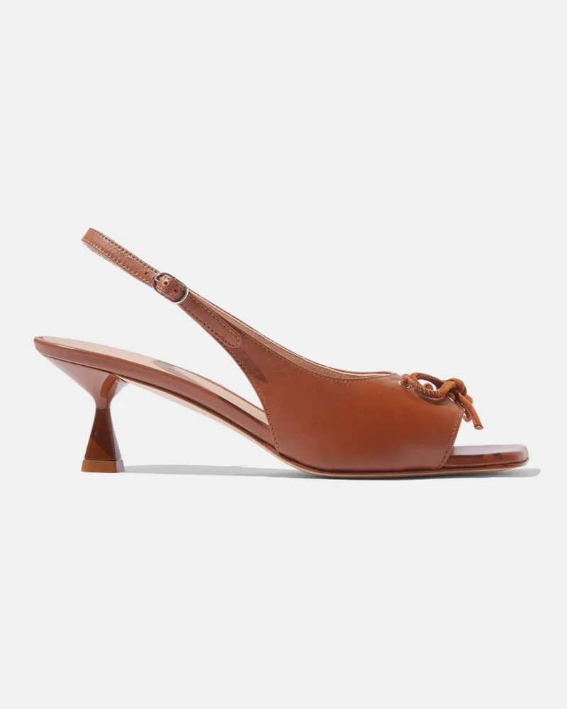 Scarosso Bella Chestnut - Frau High Heels Kastanienbraun - Kalbsleder Kastanienbraun