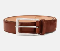 Cintura Cognac Classica - Mann Gürtel Cognac - Kalbsleder
