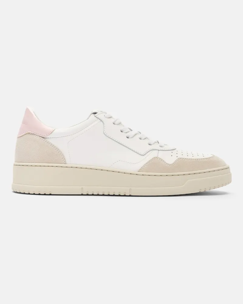 Scarosso Alexia Pink Edit - Frau Sneakers Weiß/rosa - Kalbsleder Weiß