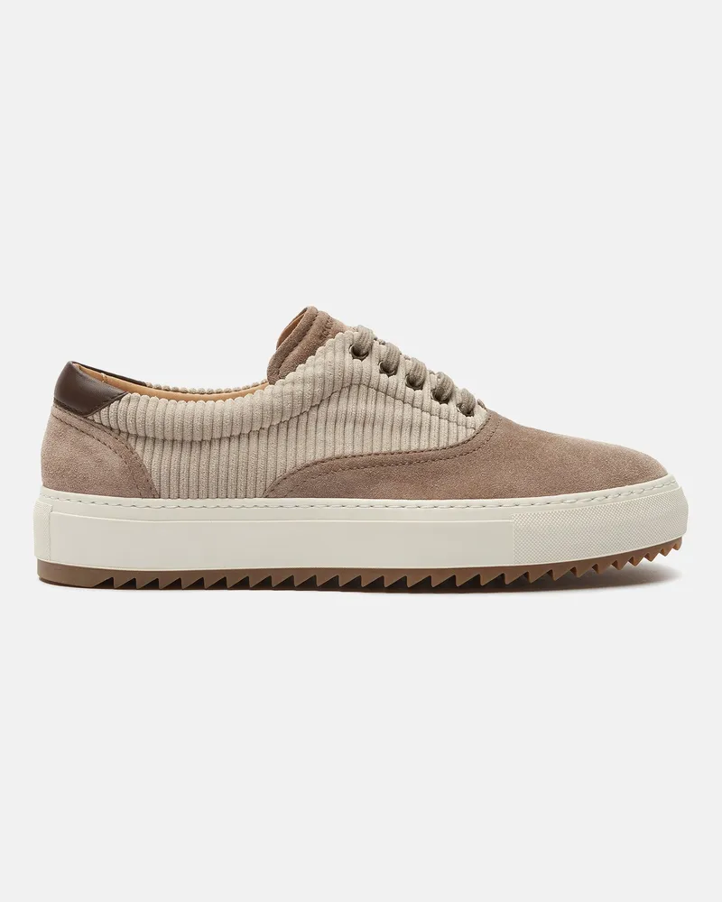 Scarosso Luis Taupe Veloursleder - Mann Sneakers Taupe - Veloursleder Taupe